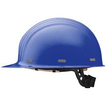 Schutzhelm BOP – Blau (Größe 53-61 cm) – Glasfaser-Polyester – EN 397 – 10 Jahre Einsatzdauer