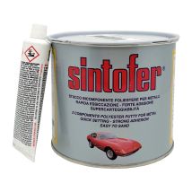 Sintofer – Stucco per carrozzeria grigio 750ml – Bicomponente poliestere – Universale per metalli