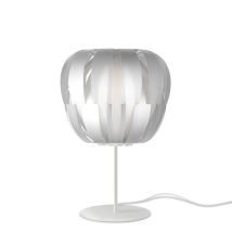 Metallsockel Tischlampe – Durchmesser 19 cm – Höhe 33 cm – 1x MAX 30W E14 – Transparentes Kabel 180 cm