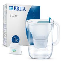 Brita – Style Cool Blue Water Filter Jug – 2.4L Capacity – MAXTRA PRO Filter Cartridge – Dishwasher Safe – Fridge Friendly