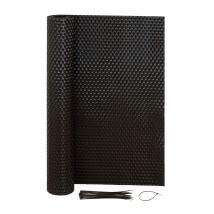 Jardinion - Sichtschutzmatte Rattan Optik - 1 X 3m Dunkelbraun