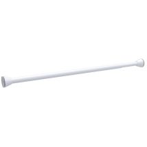 Ausziehbare Gardinenstange Zwischen Wänden, 60-90 Cm Durchmesser 20 Mm, Weiß Cessot