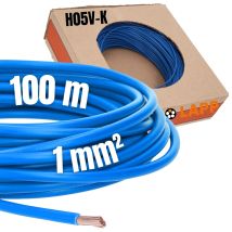 100 Meter Lapp 4510023 H05v-k 1,0 Mm² Blau I Verdrahtungsleitung I Aderleitung Flexibel I Pvc Einzelader I Litze 1mm2 I Verdrahtung