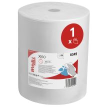 Panno Del Tergicristallo Wypall X60-8349 L380xb420ca.mm Bianco 1 Spessore 650 Asciugamani / Bag. Wypall