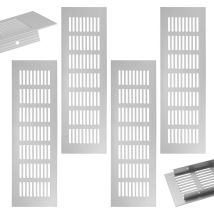Piezas De Rejilla De Ventilación Rectangular, Rejilla De Ventilación De 300x80 Mm, Rejilla De Ventilación De Aluminio Empotrada, Rejilla De 