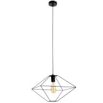 Spot-light - Pendellampe Industrial Esszimmerlampe Hängeleuchte Wohnzimmerlampe, Metall Schwarz, 1x E27, Lxbxh 36x36x110 Cm, Spotlight 1840104