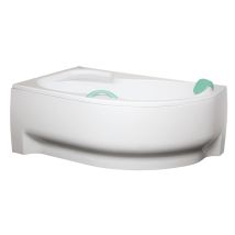 Siko Laguna Fortuna Plus Schürze Für 160cm Badewanne Aus Acryl, Weiß (fop1600l)