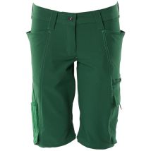 Accelerate Handwerkershorts Shorts, Damenpassform, Pearl, Stretch Gr. 52 Grün - Mascot