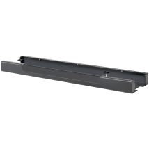 ZIEHL Eckschreibtisch mit Kabelkanal 1490 mm – Stahl – anthrazitgrau RAL 7016 – Tischplattenbreite 1600 mm