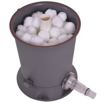 Palline filtranti in fibra 400 g – Equivalente a 18 kg di sabbia – Giardino e piscine – AVENLI