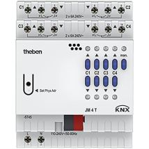 Jm 4 T-knx Rollladenaktor 4 Kanal Fix2, Jalousieaktor - Theben