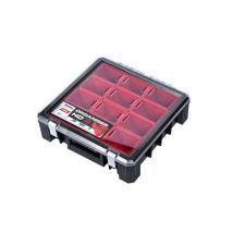 Patrol Group Orghd400czapg001 Hd Organiser 400 Artplast - Small Notebook Box 12 Boxes Magazin Abnehmbarer Transparenter Deckel, Vielfarbig,