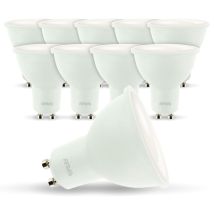 Arum Lighting - Los Mit 10 Led-lampen Gu10 7w Äq. 60w Farbtemperatur: Kaltes Weiß 6000k