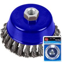 Tools 19216 Twist Knot Cup Brush 100mm M14 X 2 B/s19216 - Bluespot
