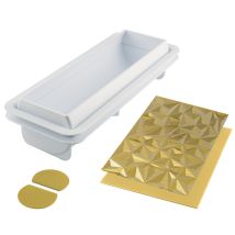 Silikomart Diamond Buche Stampo In Silicone, Multicolore, 25 X 8 X 6.7 Cm