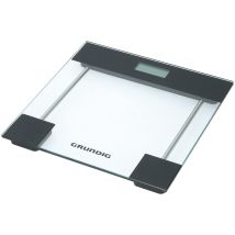 Bilancia Digitale Da Bagno – Bilancia Pesapersone – Vetro Temperato – Max. 180 Kg – Kilos, Pounds, Stones – Include 2 X Aaa - Grundig