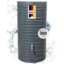 Graf Otto - Garantia Nordic Regenspeicher 300 Liter Graphite Grey Inkl. Deckel