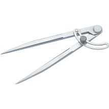 Rb Messwerkzeug - Bogenzirkel Gesamtlänge 500 Mm, Mit Gehärteten Und Geschliffenen Spitzen