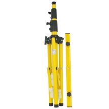 Arum Lighting Stativ für Projektor ausziehbar 60-150 cm – Metall – Gelb – Robustes Design für Baustellen