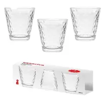 Set De 3 Vasos Vision Diamond 25 Cl
