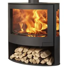 Stufa A Legna Panadero "iris" Grigio 7,8 Kw