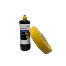 3m 80349 Pasta Abrasiva Extra Fine 1 Litro + 3m 50875 Spugna Doppia Gialla Ondulata Pezzi 1