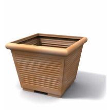 Vaso quadrato per piante – Grafite – Vaso di design in polietilene – 15 colorazioni disponibili