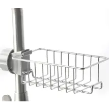 Étagère De Douche Suspendue En Acier Inoxydable, Montage Sans Perçage, Avec Crochets, Porte-éponge, Panier À Savon, Porte-savon Pour Barres De Douche 