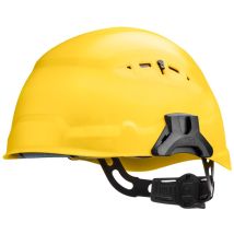 Cross Schutzhelm CrossUp – Gelb – 395 g – 53–61 cm – EN 397 – Thermoplast PP