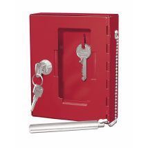 Pearl - Wedo 10250102x Cassetta Chiave D'Emergenza Con Batacchio, Rosso
