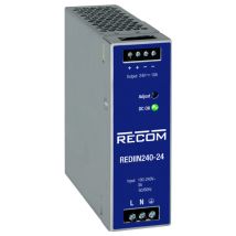 Rediin240-24 Hutschienen-netzteil (din-rail) 24 V 10 A 240 W Anzahl Ausgänge:1 X Inhalt 1 St - Recom