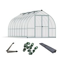 Palram-canopia - Aluminiumgewächshaus Bella 816 Sparset Silber 489x244x219 Cm