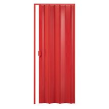 Pinto - Puerta Plegable De Interior En Kit De Pvc Mod. Simona Rojo 82x220 Cm