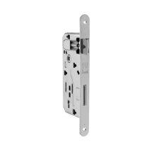 Bonaiti Rundschloss-Set Nickel 890x500x90 8mm Schlüsselquadrat 90mm Abstand 50mm Eintritt