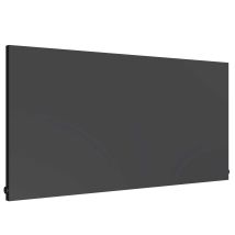 Reina - Slimline Horizontal Designer Radiator 600mm H X 1200mm W Textured Matt Anthracite