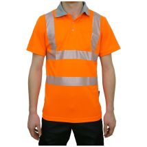 Profil Warn-poloshirt Paul Gr. L Orange