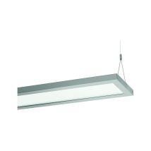 Pendelleuchte SL629 – 69W – Stahl – RAL 9006 – Kunststoff – Bildschirmarbeitsplatztauglich – BAP-geeignet