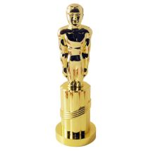 Smiffys – Plastic Animal Statue in Gold Finish – Decorative Piece for Adults