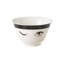 Cuenco de ojos de porcelana – 13,2 cm diámetro – Accesorio decorativo para servir aperitivos