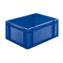 Transportstapelbehälter L400xb300xh175mm Blau Pp Seitenwände Geschlossen