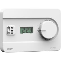 Termostato Con Manopola A Batteria Da Parete Vemer Ve757700 Olympo Lcd