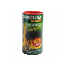 Encendedor de cubitos ecológico – Madera natural y parafina – 100 unidades – Duración 10/12 horas