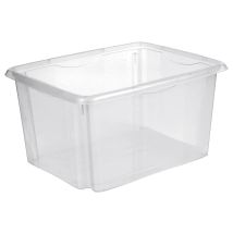 Dreh-/Stapelbox 'Emil' – 10 Stück – 22 cm – 34,5 cm – 41 cm – Materialmix PP – Transparent