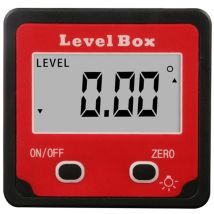 ASUPERMALL – XVX Inclinometro Digitale Mini – Misurazione Angoli Alta Precisione – Base Magnetica – 4 * 90°