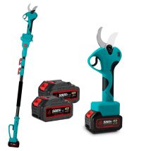 Forbici Elettriche Da Potatura Con Asta Telescopica Da 2 M, Forbici Elettriche Da Potatura A Batteria Da 45 Mm Con Ombrello Per Siepi, Alberi, Frutta