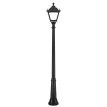 Cristher - Luminaria Para Poste Indura Medium 4 Ip55 E27 70w 530mm Negro