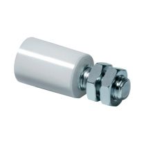 Rullo di Scorrimento Comunello 230 – Ø30 mm, Ø39 mm, Ø41 mm – Corpo in acciaio zincato, rullo in nylon – Giardino e piscine