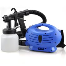 Oypla - 650w 800ml Electric Paint Sprayer Zoom Spray Gun Decorating Fence Diy Tool