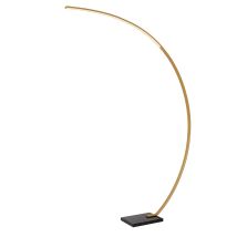 Lucide Curve - Bogenlampe - Led Dim. - 1x15w 2700k - Mattes Gold / Messing
