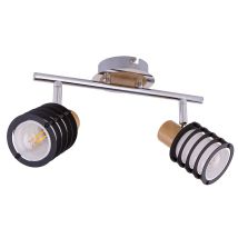 Decken Spot Leiste Lampe Wohn Ess Zimmer Glas Leuchte Verstellbar App Handy Sprach Steuerung Inkl. Rgb Led Leuchtmittel